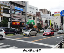 商店街の様子