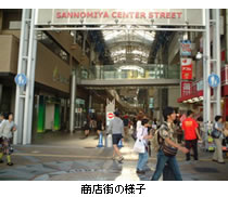 商店街の様子